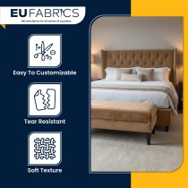 Fire Retardant Heavy Duty Upholstery Fabric Fawn - Clearance