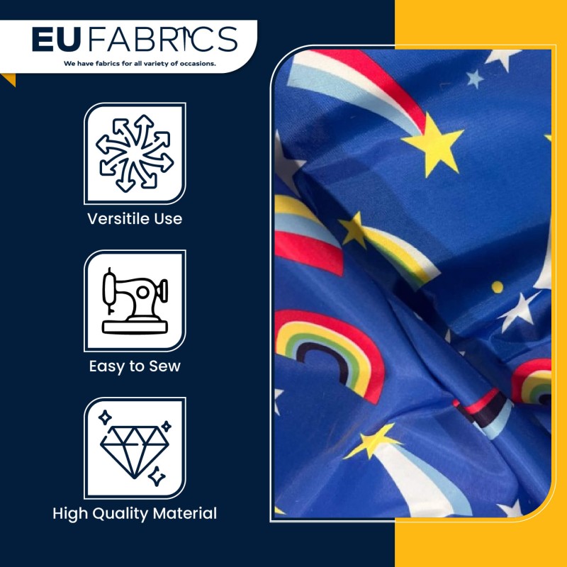 7oz PU Coated Waterproof Fabric Royal