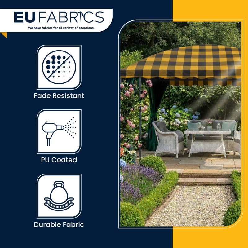 7oz PU Coated Waterproof Fabric Orange