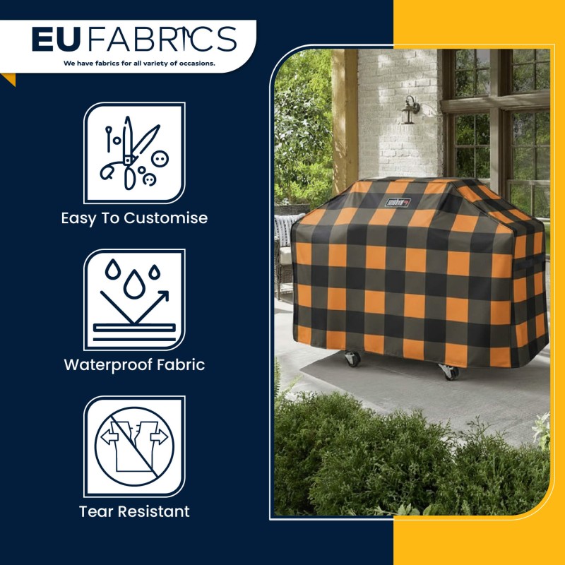 7oz PU Coated Waterproof Fabric Orange