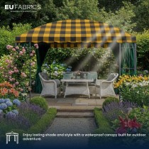 7oz PU Coated Waterproof Fabric Orange