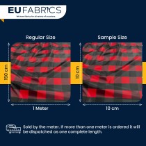 7oz PU Coated Waterproof Fabric Red