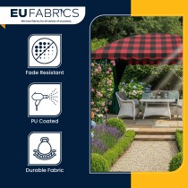 7oz PU Coated Waterproof Fabric Red