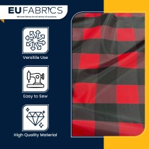 7oz PU Coated Waterproof Fabric Red