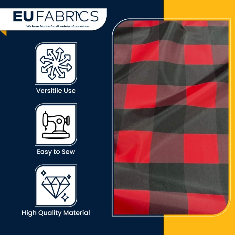 7oz PU Coated Waterproof Fabric Red