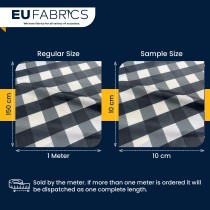 7oz PU Coated Waterproof Fabric Black