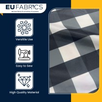 7oz PU Coated Waterproof Fabric Black