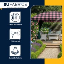 7oz PU Coated Waterproof Fabric Pink