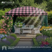 7oz PU Coated Waterproof Fabric Pink