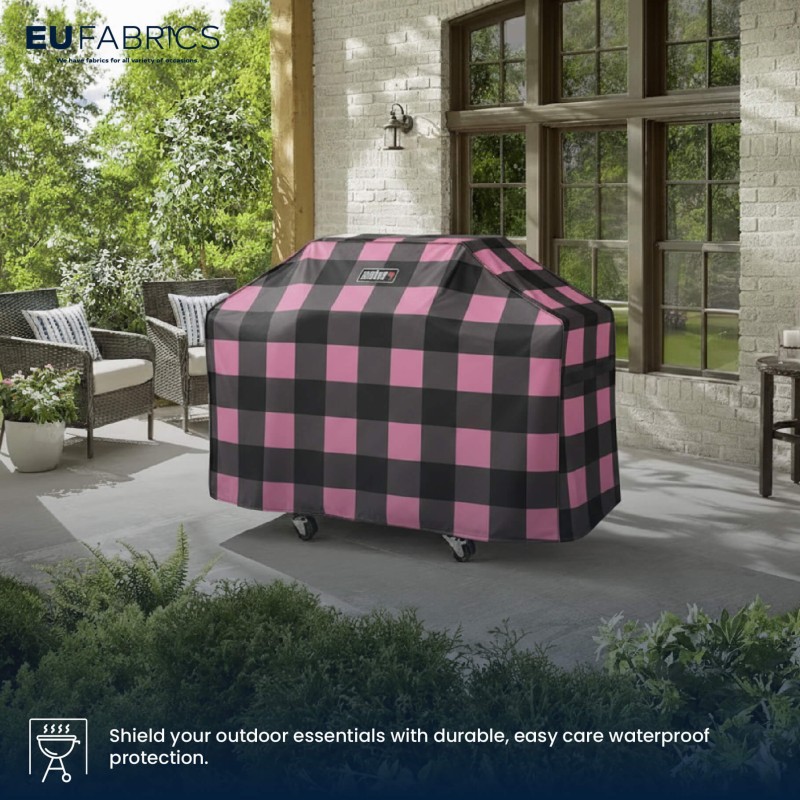 7oz PU Coated Waterproof Fabric Pink