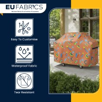 7oz PU Coated Waterproof Fabric Peach