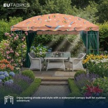 7oz PU Coated Waterproof Fabric Peach