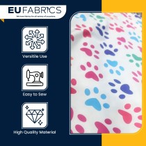 7oz PU Coated Waterproof Fabric Paws