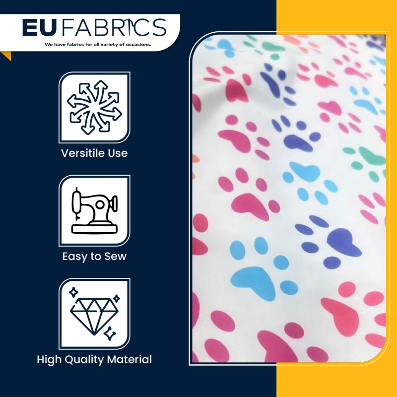 7oz PU Coated Waterproof Fabric Paws