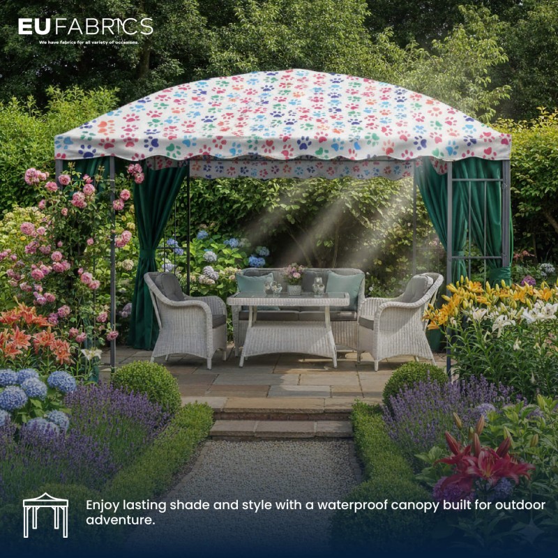 7oz PU Coated Waterproof Fabric Paws