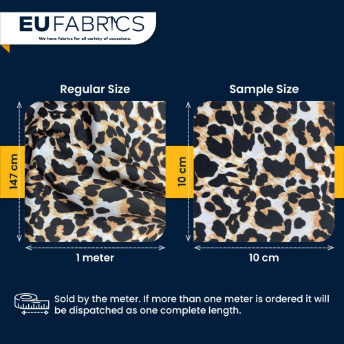 4oz Polyester NR005 Breathable Waterproof Fabric Leopard