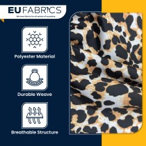 4oz Polyester NR005 Breathable Waterproof Fabric Leopard