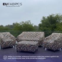 4oz Polyester NR005 Breathable Waterproof Fabric Leopard