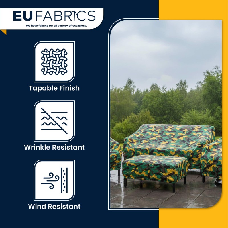 4oz Polyester NR005 Breathable Waterproof Fabric Yellow