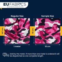 4oz Polyester NR005 Breathable Waterproof Fabric Pink Camo