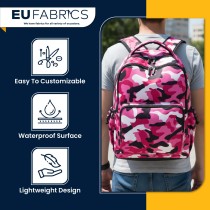 4oz Polyester NR005 Breathable Waterproof Fabric Pink Camo