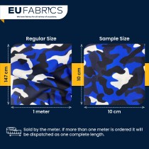 4oz Polyester NR005 Breathable Waterproof Fabric Royal Camo