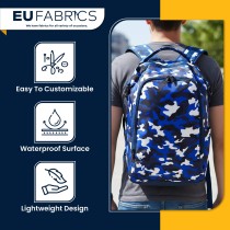 4oz Polyester NR005 Breathable Waterproof Fabric Royal Camo