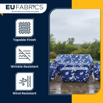 4oz Polyester NR005 Breathable Waterproof Fabric Royal Camo