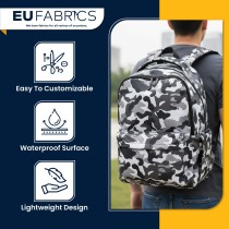 4oz Polyester NR005 Breathable Waterproof Fabric Silver Camo