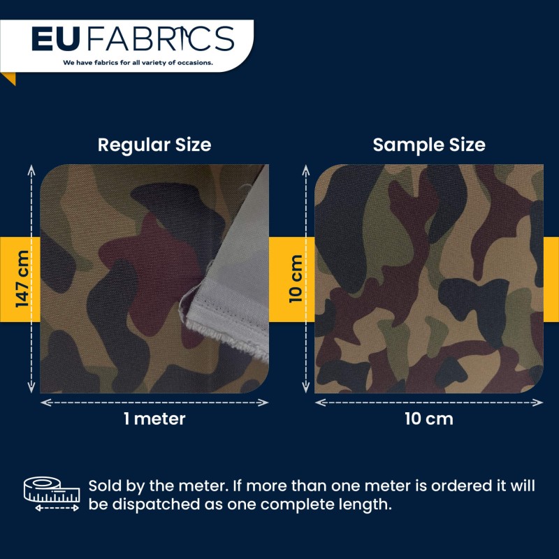 4oz Polyester NR005 Breathable Waterproof Fabric Olive Camo