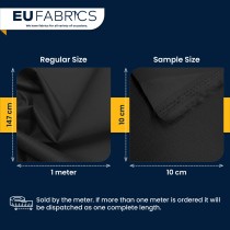 4oz Polyester NR005 Breathable Waterproof Fabric Black