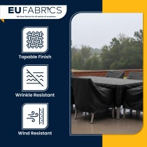 4oz Polyester NR005 Breathable Waterproof Fabric Black