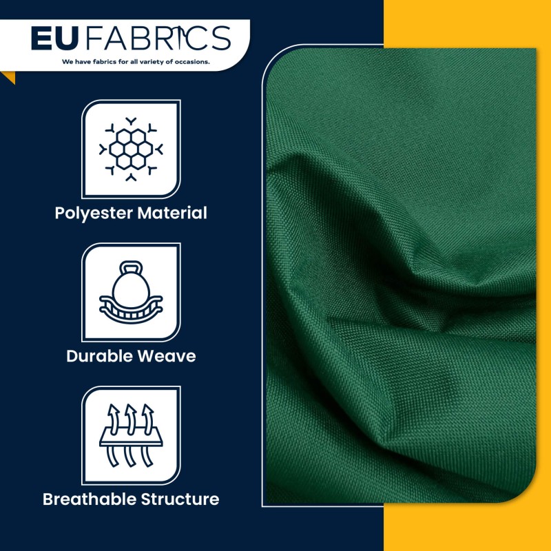 4oz Polyester NR005 Breathable Waterproof Fabric Bottle Green