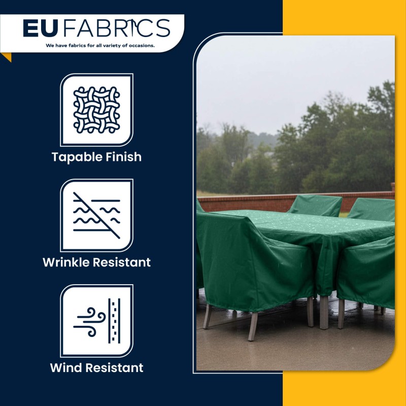 4oz Polyester NR005 Breathable Waterproof Fabric Bottle Green