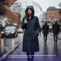 4oz Polyester NR005 Breathable Waterproof Fabric Navy