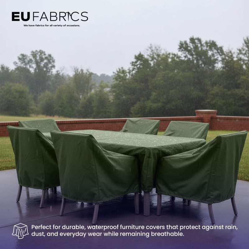 4oz Polyester NR005 Breathable Waterproof Fabric Olive