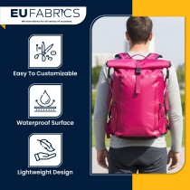 4oz Polyester NR005 Breathable Waterproof Fabric Pink