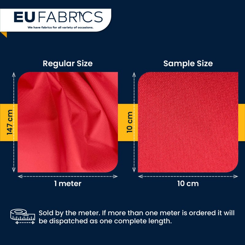 4oz Polyester NR005 Breathable Waterproof Fabric Red