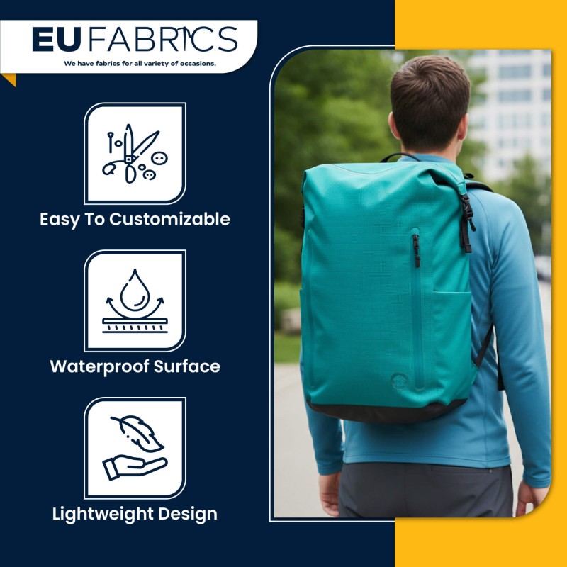 4oz Polyester NR005 Breathable Waterproof Fabric Teal