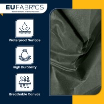Distressed Waxed Canvas Fabric 1