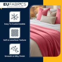 Clearance Fire Retardant Velvet Salmon 1