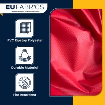 Fire Resistant Ripstop Polyester Canvas Royal1