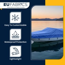 Fire Resistant Ripstop Polyester Canvas Royal1