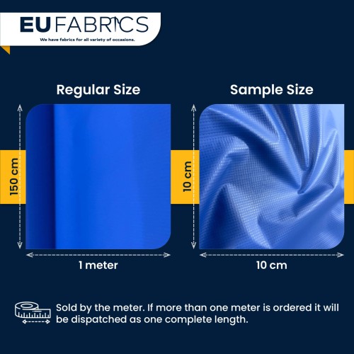 Fire Resistant Ripstop Polyester Canvas Royal1