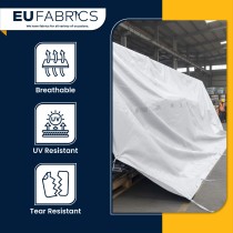 Fire Resistant Ripstop Polyester Canvas Royal1