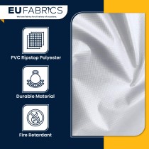 Fire Resistant Ripstop Polyester Canvas Royal1