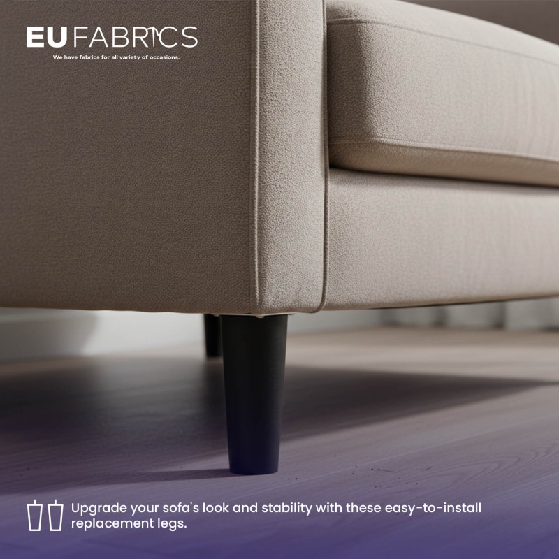 18cm / 7" Round Tapered Wooden Replacement Legs x4