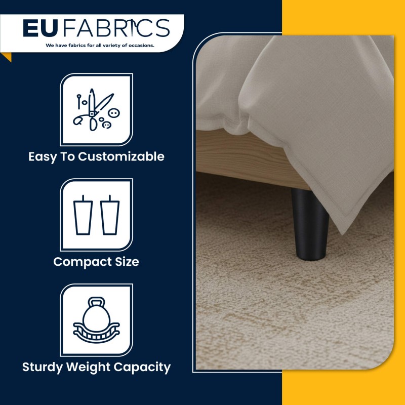 18cm / 7" Round Tapered Wooden Replacement Legs x4