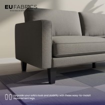 18cm / 7" Round Tapered Wooden Replacement Legs x4