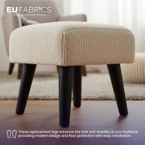 18cm / 7" Round Tapered Wooden Replacement Legs x4